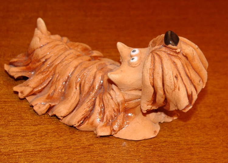 24. Глиняный скотч-терьер